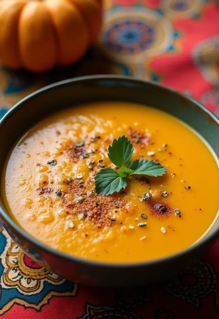 30 Mediterranean Soup Recipes That Taste Like Sunshine - 11. Moroccan Pumpkin Soup