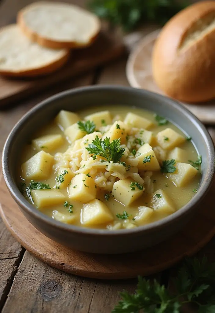 30 Mediterranean Soup Recipes That Taste Like Sunshine - 20. Cabbage and Potato Soup