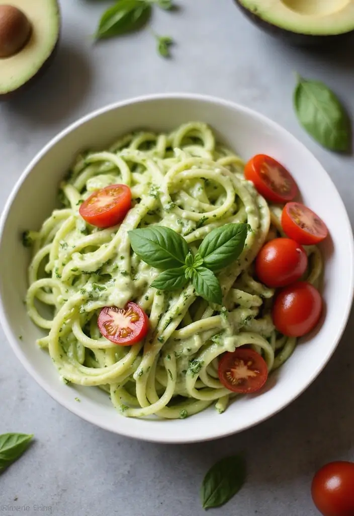 30 Noodle Salad Recipes for a Fresh Twist on Pasta 1 30 Noodle Salad Recipes for a Fresh Twist on Pasta - 1. Zucchini Noodle Salad with Avocado Dressing