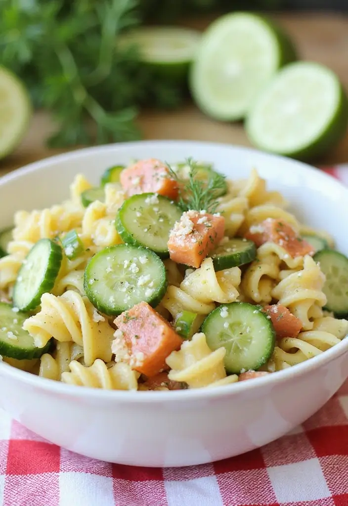 30 Noodle Salad Recipes for a Fresh Twist on Pasta 121 30 Noodle Salad Recipes for a Fresh Twist on Pasta - 19. Cucumber and Dill Pasta Salad