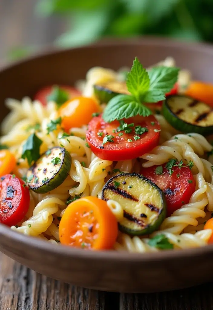 30 Noodle Salad Recipes for a Fresh Twist on Pasta 128 30 Noodle Salad Recipes for a Fresh Twist on Pasta - 20. Grilled Vegetable and Pasta Salad