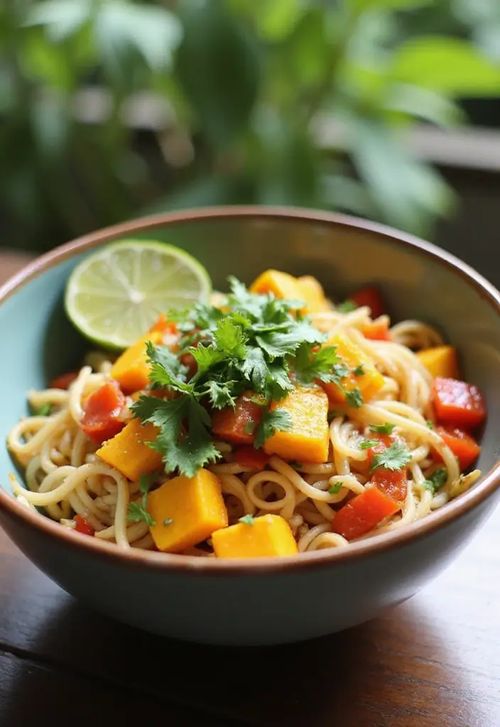 30 Noodle Salad Recipes for a Fresh Twist on Pasta 149 30 Noodle Salad Recipes for a Fresh Twist on Pasta - 23. Thai Mango Noodle Salad