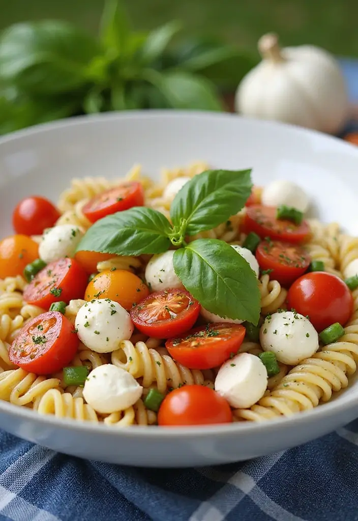 30 Noodle Salad Recipes for a Fresh Twist on Pasta 27 30 Noodle Salad Recipes for a Fresh Twist on Pasta - 5. Caprese Pasta Salad