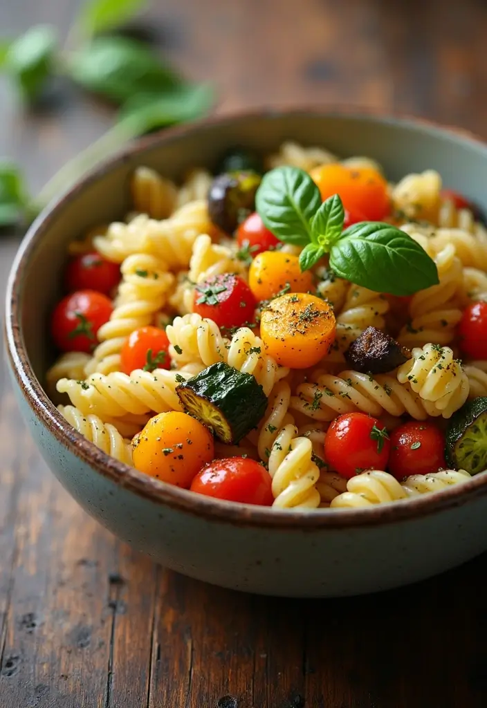 30 Noodle Salad Recipes for a Fresh Twist on Pasta 48 30 Noodle Salad Recipes for a Fresh Twist on Pasta - 8. Roasted Veggie Pasta Salad