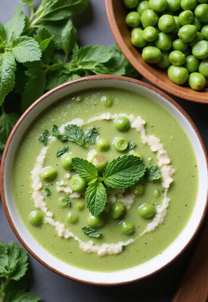 30 Orzo Soup Recipes You’ll Want to Make Again and Again 167 30 Orzo Soup Recipes You’ll Want to Make Again and Again - 25. Pea and Mint Orzo Soup