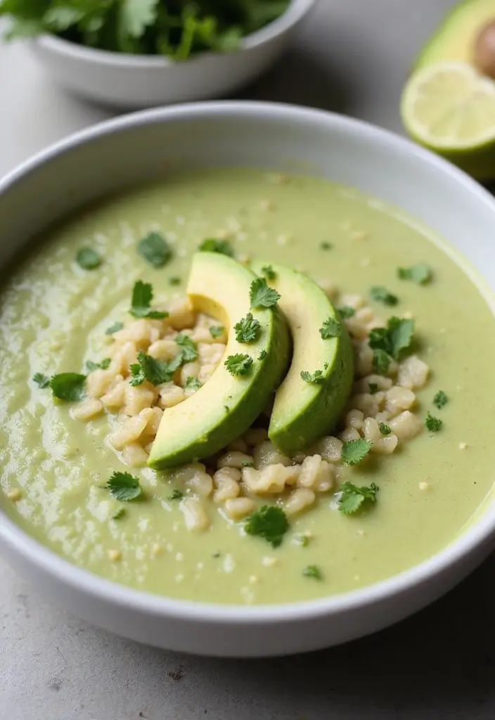 30 Orzo Soup Recipes You’ll Want to Make Again and Again 186 30 Orzo Soup Recipes You’ll Want to Make Again and Again - 28. Creamy Avocado and Orzo Soup