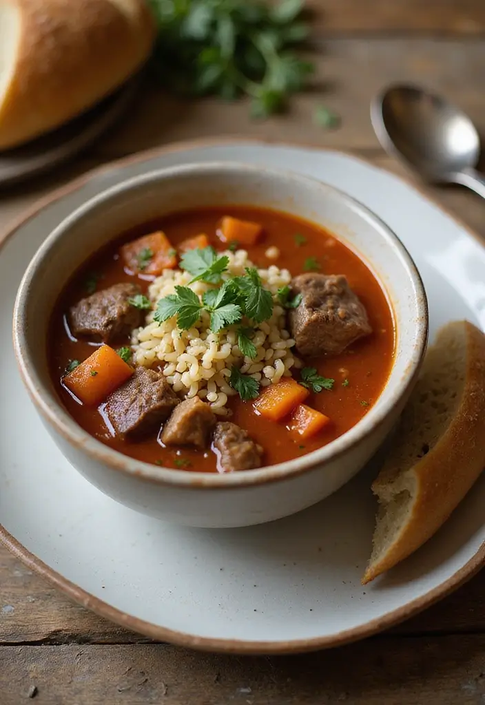 30 Orzo Soup Recipes You’ll Want to Make Again and Again 43 30 Orzo Soup Recipes You’ll Want to Make Again and Again - 7. Hearty Beef and Orzo Soup