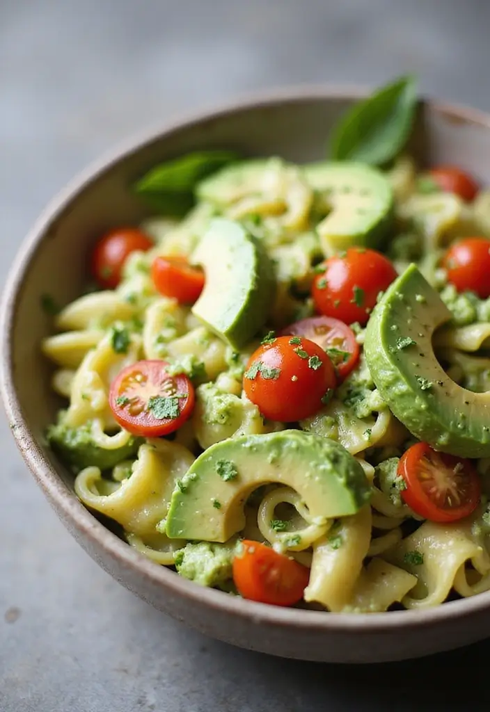 30 Pasta Salad Recipes That Are Perfect for Any Occasion 128 30 Pasta Salad Recipes That Are Perfect for Any Occasion - 20. Creamy Avocado Pasta Salad