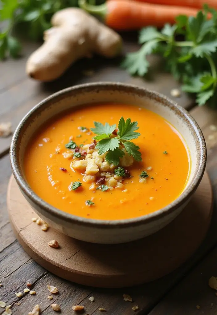 30 Pastina Soup Recipes Just Like Grandma Made - 15. Carrot Ginger Pastina Soup