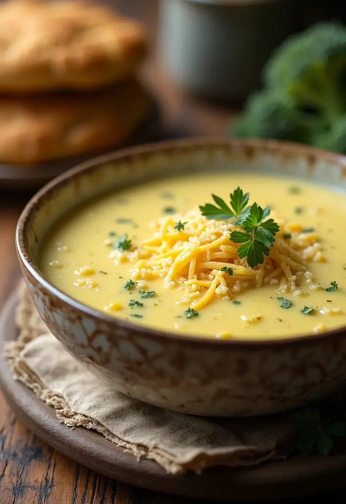 30 Pastina Soup Recipes Just Like Grandma Made - 17. Broccoli Cheddar Pastina Soup