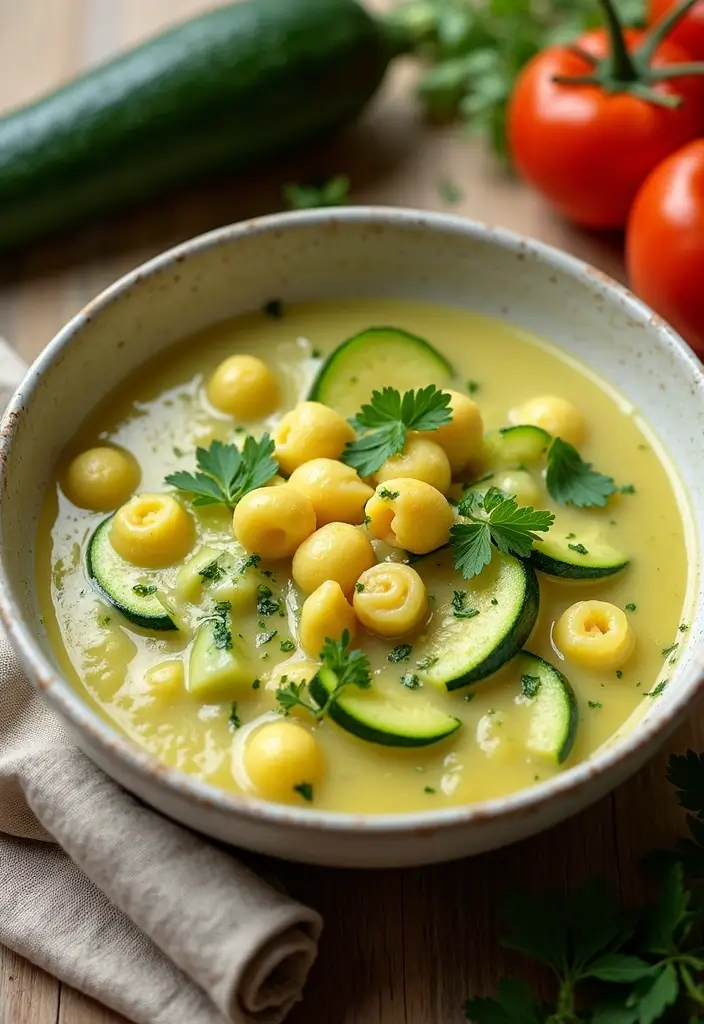 30 Pastina Soup Recipes Just Like Grandma Made - 18. Zucchini and Pastina Soup