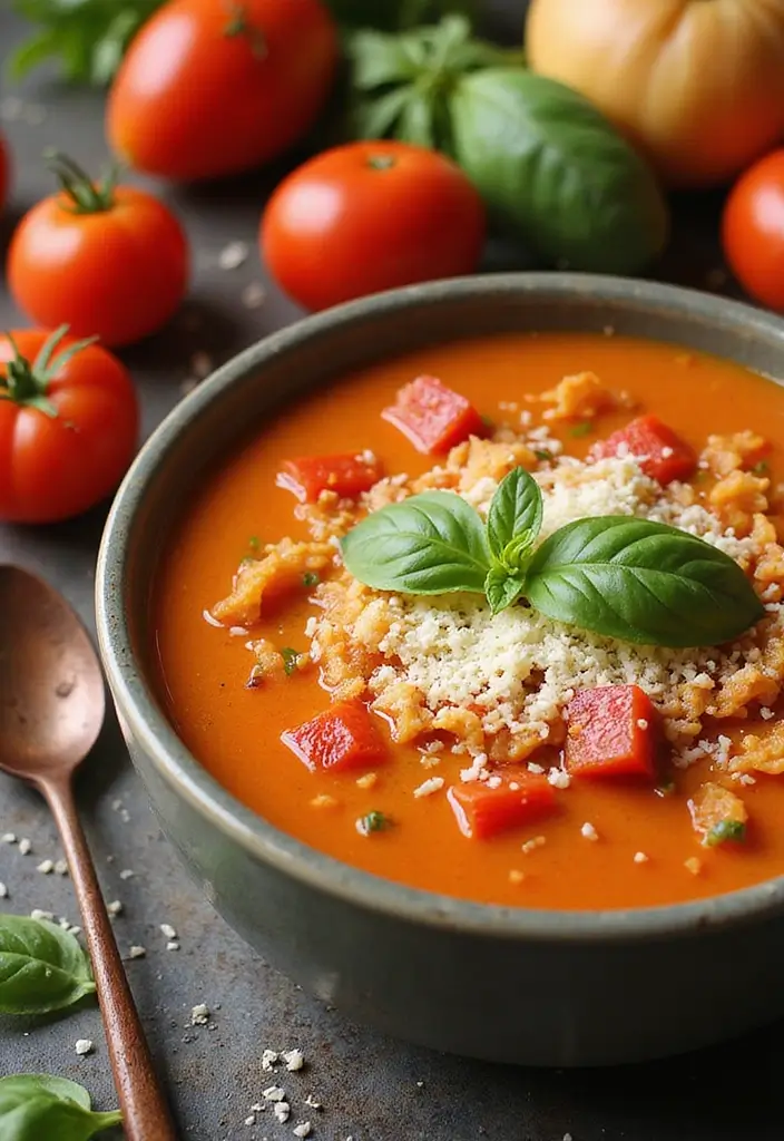 30 Pastina Soup Recipes Just Like Grandma Made - 2. Tomato Basil Pastina Soup