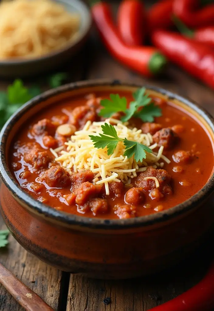 30 Pastina Soup Recipes Just Like Grandma Made - 24. Chili and Pastina Soup