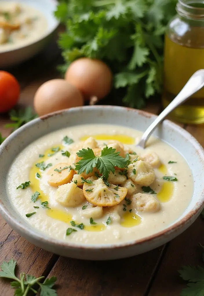 30 Pastina Soup Recipes Just Like Grandma Made - 28. Creamy Cauliflower and Pastina Soup