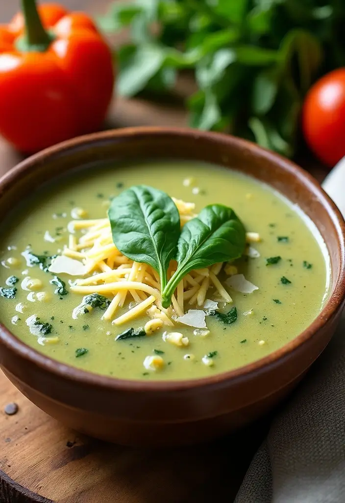 30 Pastina Soup Recipes Just Like Grandma Made - 3. Spinach and Cheese Pastina Soup