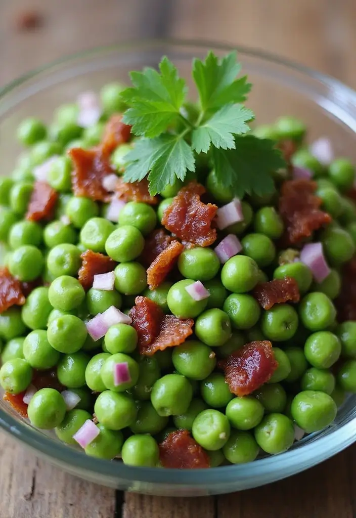30 Pea Salad Recipes for a Refreshing Side Dish - 1. Classic Pea Salad with Bacon
