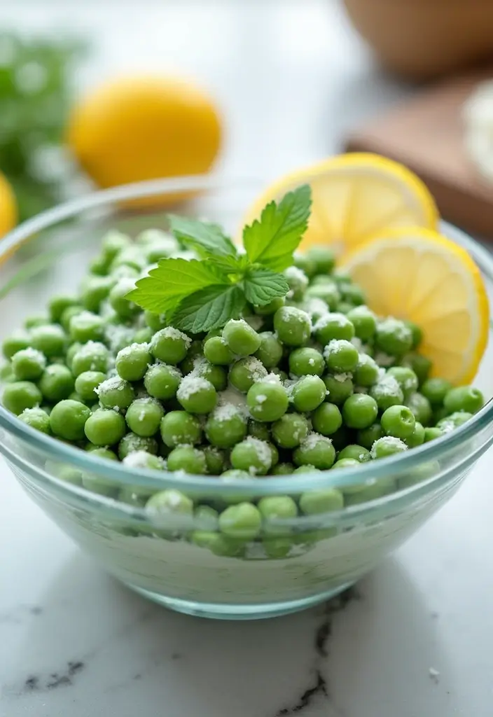 30 Pea Salad Recipes for a Refreshing Side Dish - 17. Sweet Pea Salad with Yogurt Dressing