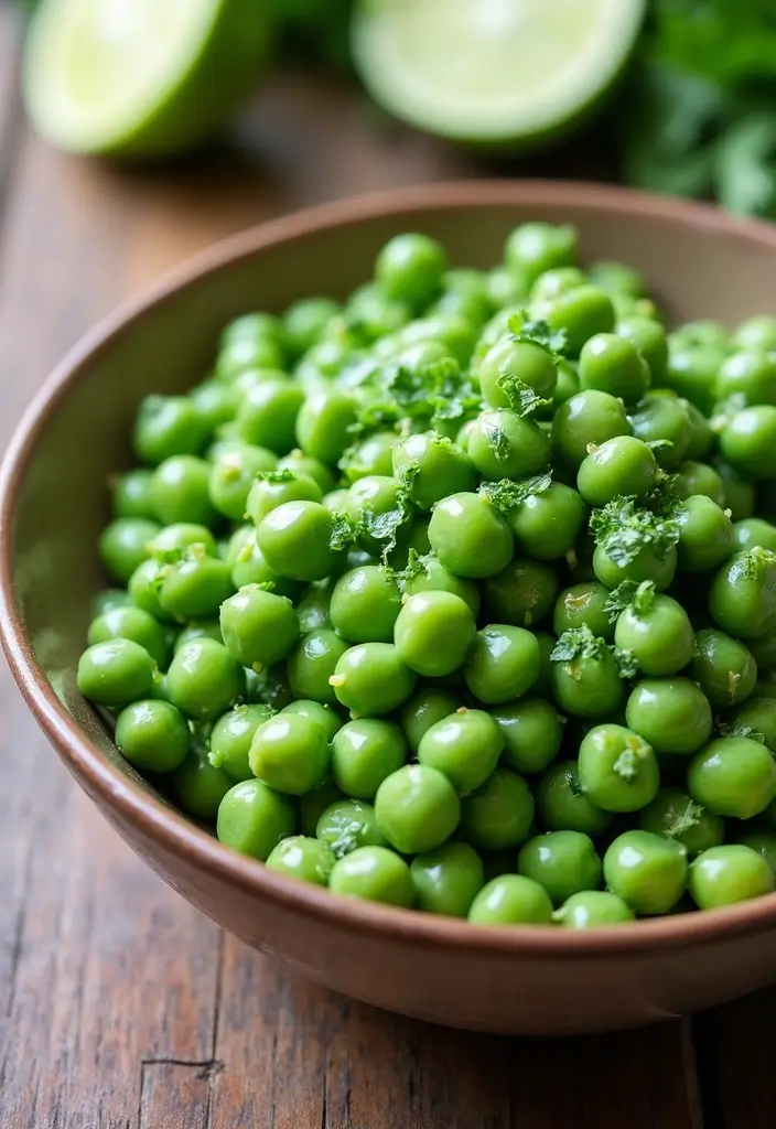 30 Pea Salad Recipes for a Refreshing Side Dish - 29. Pea Salad with Cilantro and Lime