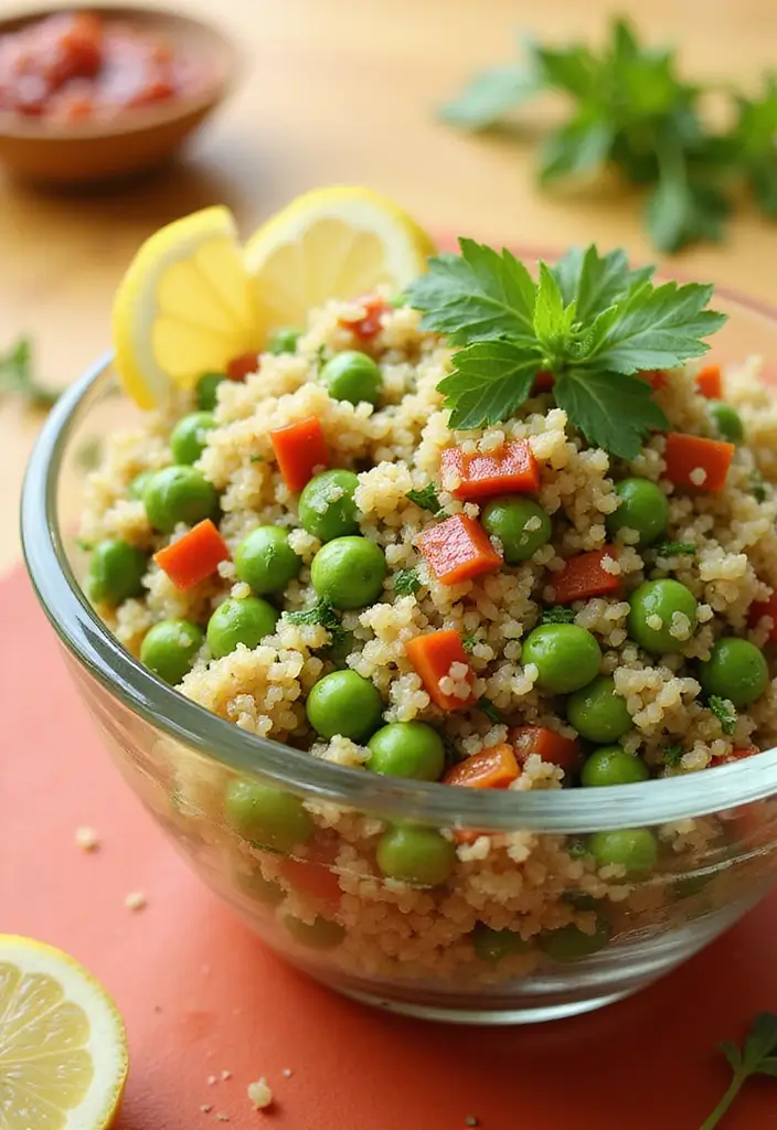 30 Pea Salad Recipes for a Refreshing Side Dish - 4. Pea Salad with Quinoa and Lemon