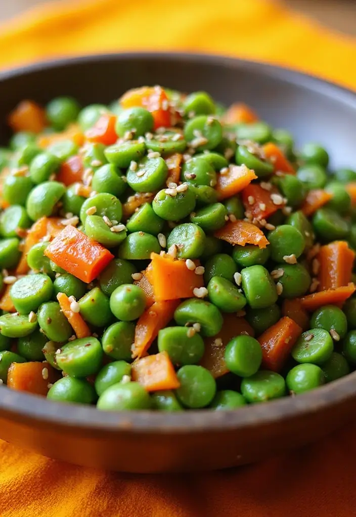 30 Pea Salad Recipes for a Refreshing Side Dish - 7. Asian Pea Salad with Sesame Dressing