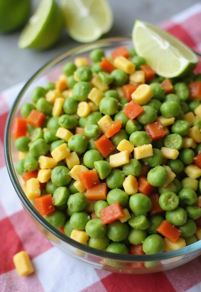 30 Pea Salad Recipes for a Refreshing Side Dish - 9. Pea and Corn Salad