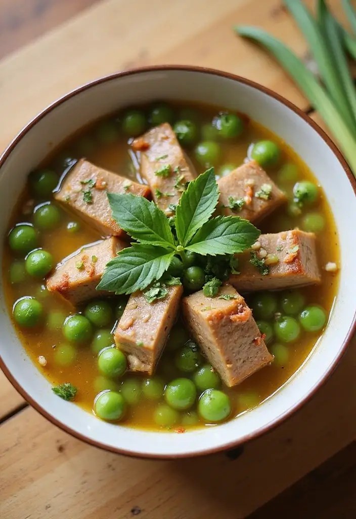 30 Pork Soup Recipes That Are Hearty and Savory 86 30 Pork Soup Recipes That Are Hearty and Savory - 14. Pork and Pea Soup