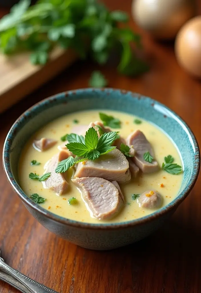 30 Pork Soup Recipes That Are Hearty and Savory 119 30 Pork Soup Recipes That Are Hearty and Savory - 19. Pork and Coconut Milk Soup