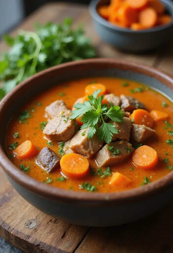 30 Pork Soup Recipes That Are Hearty and Savory 180 30 Pork Soup Recipes That Are Hearty and Savory - 28. Pork and Carrot Soup