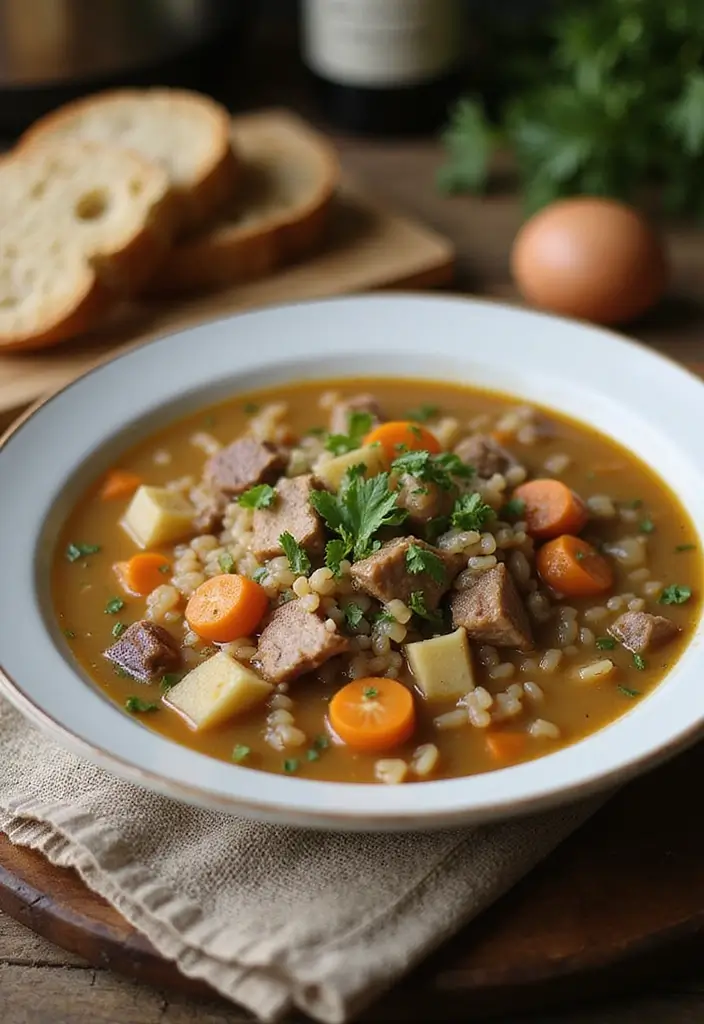 30 Pork Soup Recipes That Are Hearty and Savory 41 30 Pork Soup Recipes That Are Hearty and Savory - 7. Pork and Wild Rice Soup