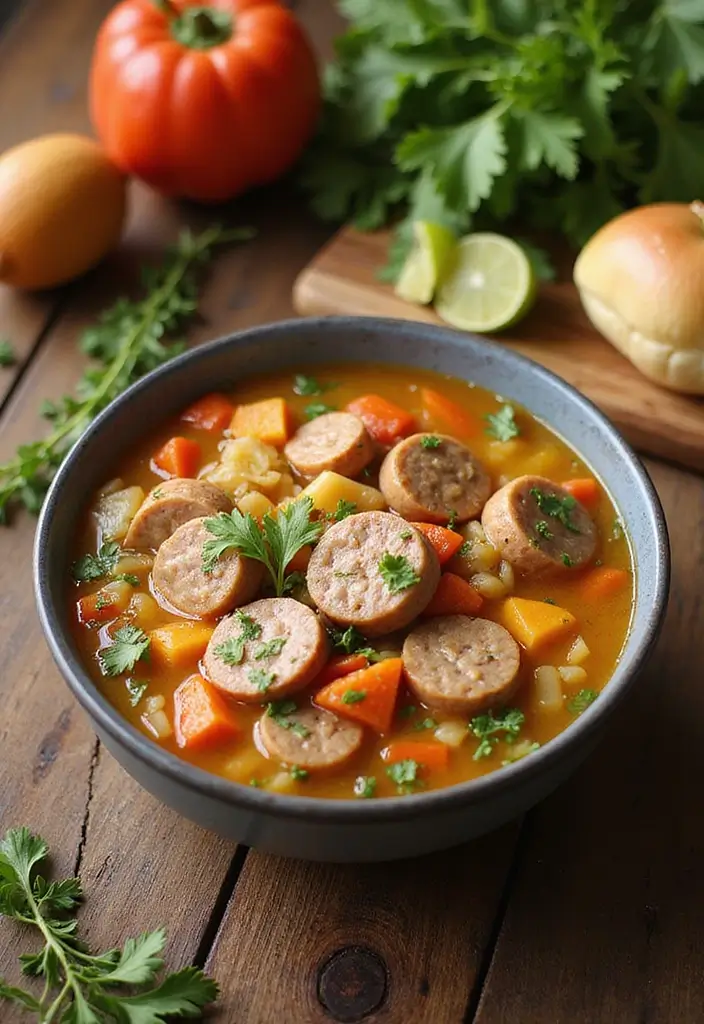 30 Quick and Easy Soup Recipes Ready in 30 Minutes - 15. Cabbage and Sausage Soup