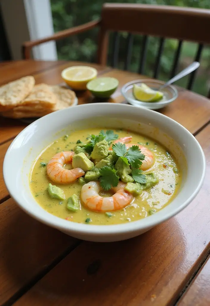 30 Quick and Easy Soup Recipes Ready in 30 Minutes - 29. Shrimp and Avocado Soup