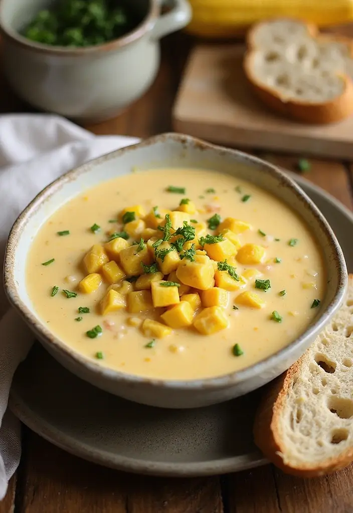 30 Quick and Easy Soup Recipes Ready in 30 Minutes - 9. Quick Corn Chowder