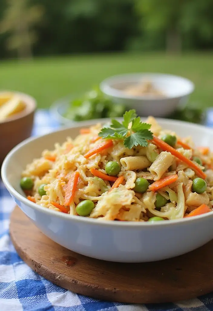 30 Ranch Pasta Salad Recipes for Creamy Tangy Flavor - 10. Asian Ranch Pasta Salad