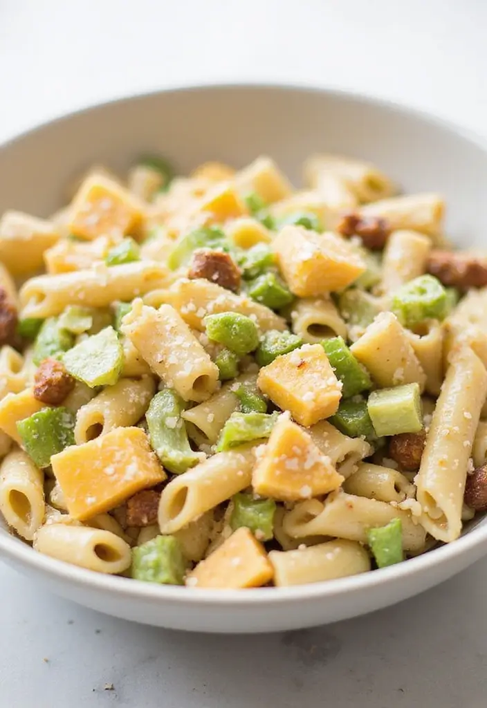 30 Ranch Pasta Salad Recipes for Creamy Tangy Flavor - 19. Ranch Pasta Salad with Apples and Cheddar