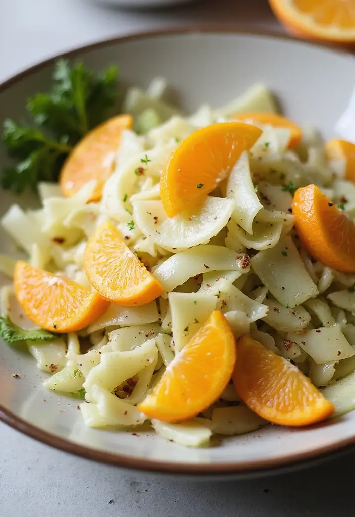 30 Raw Salad Recipes That Are Fresh and Full of Crunch - 19. Fennel and Orange Salad