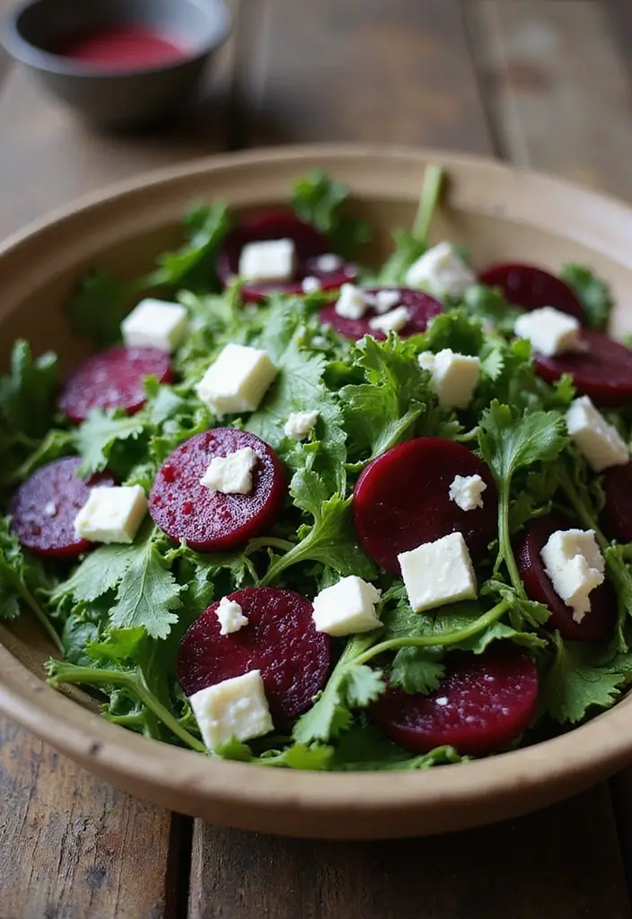30 Raw Salad Recipes That Are Fresh and Full of Crunch - 5. Beetroot and Goat Cheese Salad