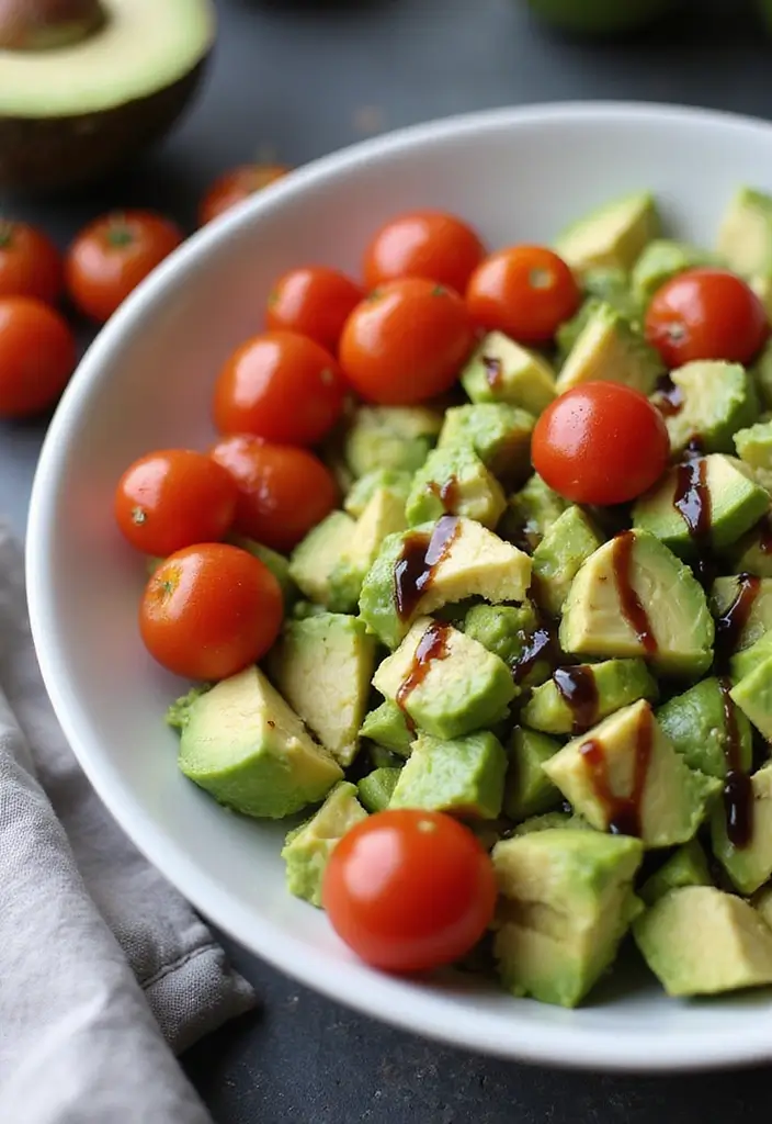 30 Raw Salad Recipes That Are Fresh and Full of Crunch - 8. Avocado Tomato Salad