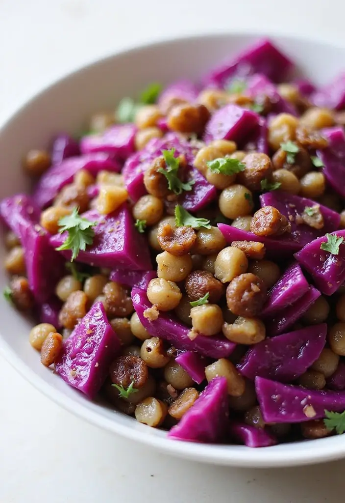 30 Red Cabbage Salad Recipes That Are Fresh and Vibrant - 22. Red Cabbage and Lentil Salad