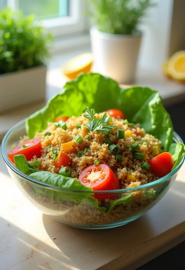 30 Romaine Salad Recipes That Are Crisp and Flavorful - 5. Quinoa and Romaine Salad