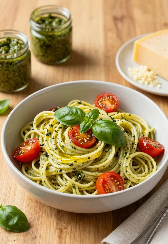 10 Angel Hair Pasta Recipes for Light Quick and Elegant Dinners 2. Creamy Pesto Angel Hair 0