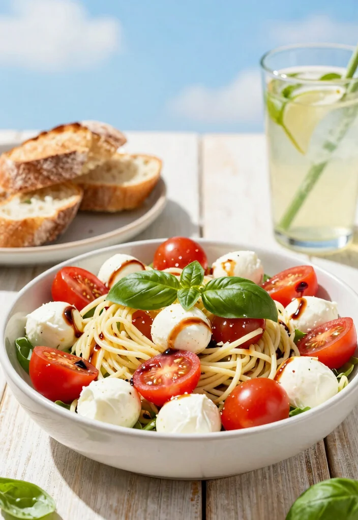 10 Angel Hair Pasta Recipes for Light Quick and Elegant Dinners 4. Caprese Angel Hair Salad 0