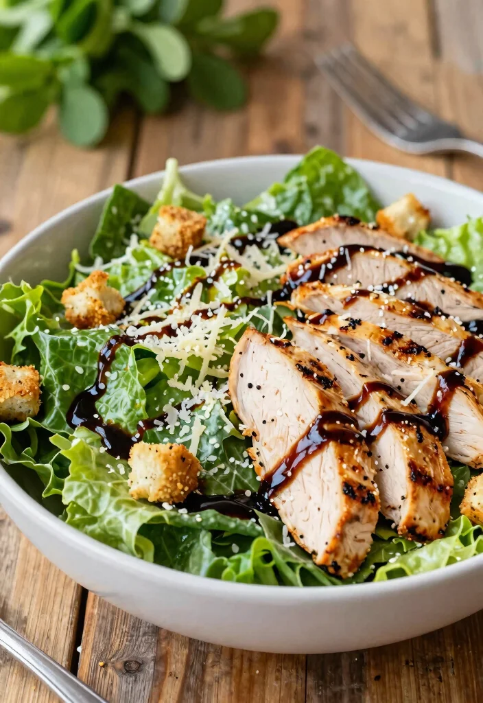 10 Balsamic Chicken Recipes for Sweet Savory and Elegant Flavor 7. Balsamic Chicken Caesar Salad 0