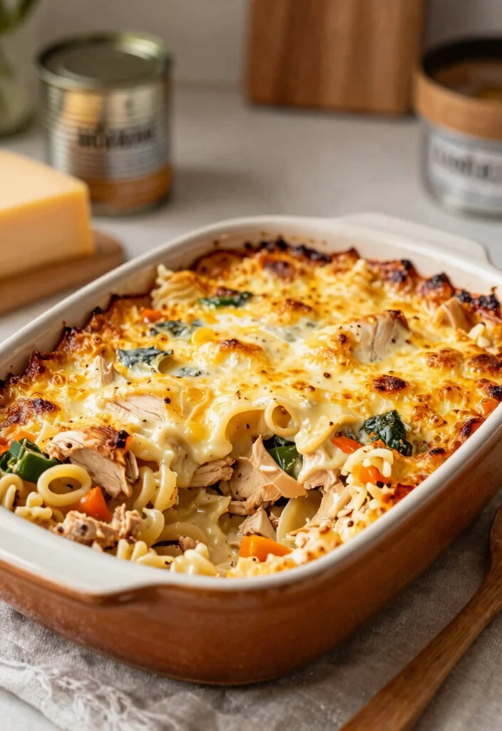 10 Canned Chicken Recipes for Fast Budget Friendly and Easy Dinners 1. Creamy Chicken Casserole 0