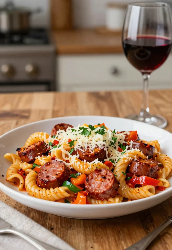 10 Cavatappi Pasta Recipes for Twisty Saucy and Fun Meals 2. Spicy Italian Sausage and Cavatappi 0