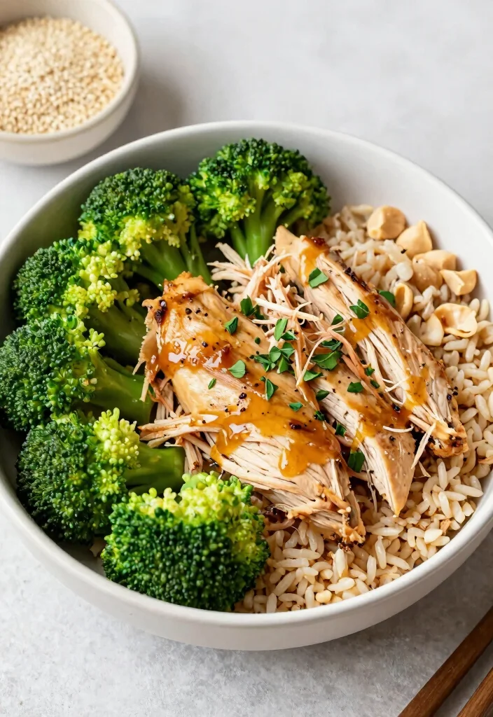10 Pulled Chicken Recipes for Tender Juicy and Versatile Meals 2. Honey Garlic Pulled Chicken Bowls 0
