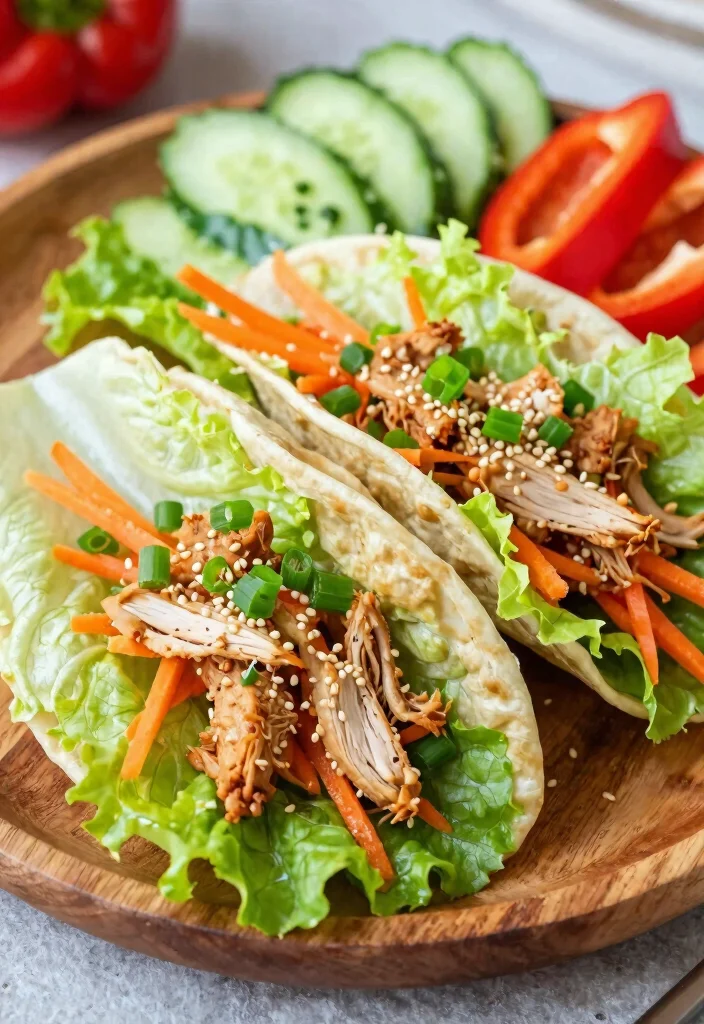 10 Pulled Chicken Recipes for Tender Juicy and Versatile Meals 5. Pulled Chicken Asian Lettuce Wraps 0