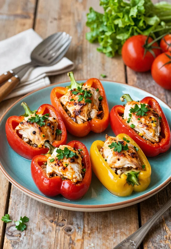 10 Ranch Chicken Recipes for Creamy Comfort and Family Favorites 9. Ranch Chicken Stuffed Peppers 0