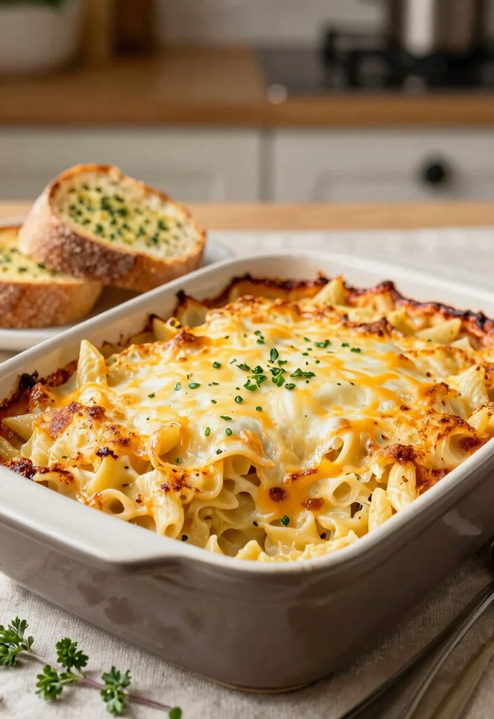 12 Alfredo Pasta Recipes for Rich Creamy and Comforting Dinners 12. Alfredo Pasta Bake 0