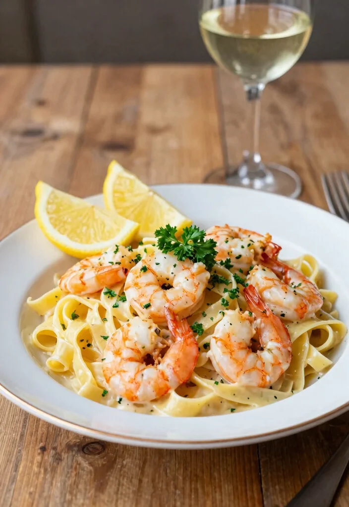 12 Alfredo Pasta Recipes for Rich Creamy and Comforting Dinners 2. Garlic Shrimp Alfredo 0