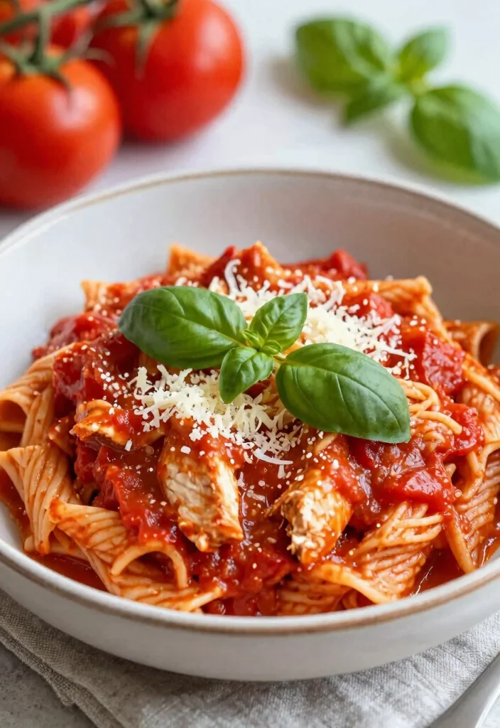 12 Baked Chicken Pasta Recipes for Cheesy Hearty Family Meals 3. Creamy Tomato Basil Chicken Pasta 0